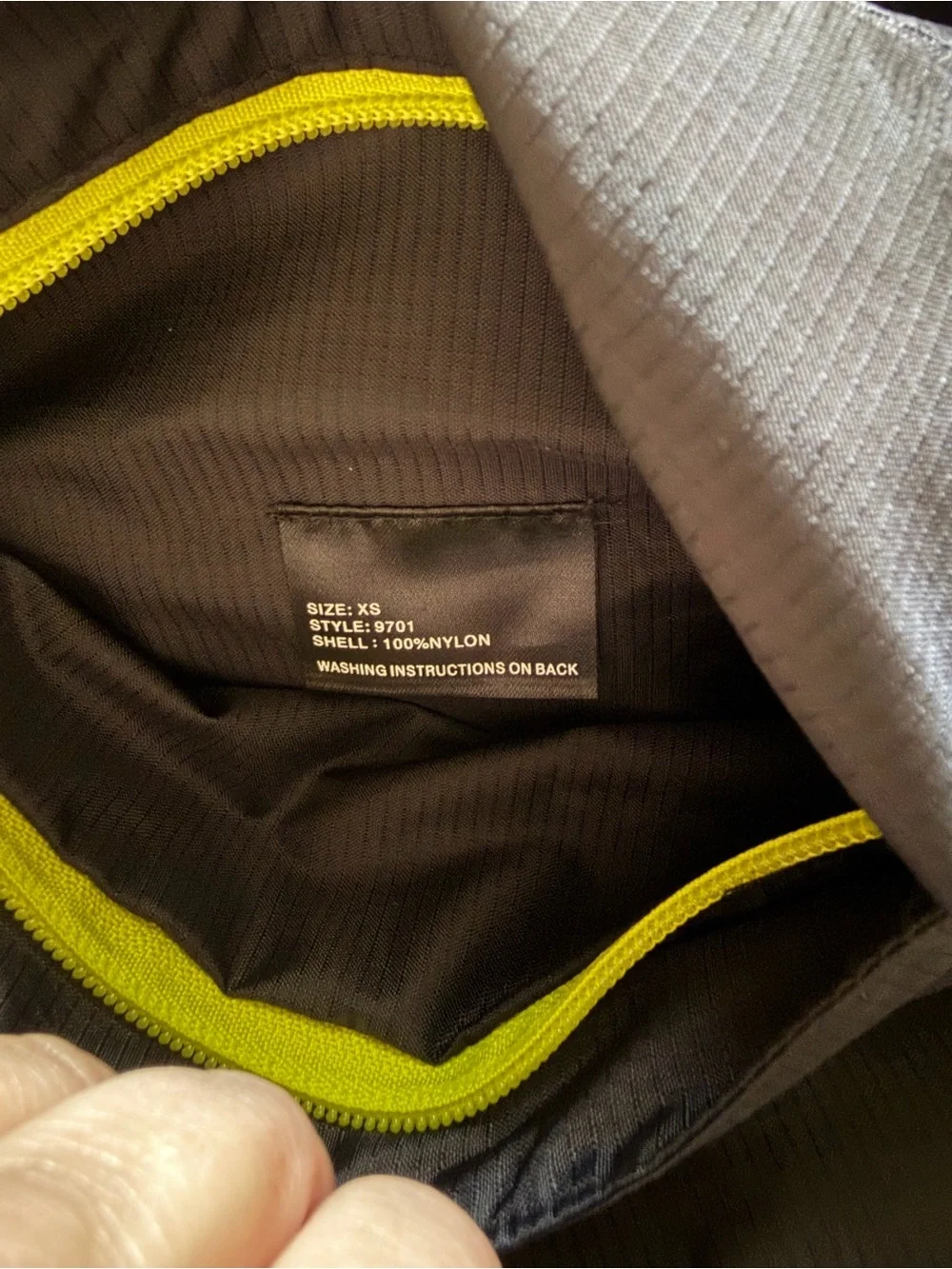 Rugged Exposure Men's Waterproof Packable Rain Jacket XS Black